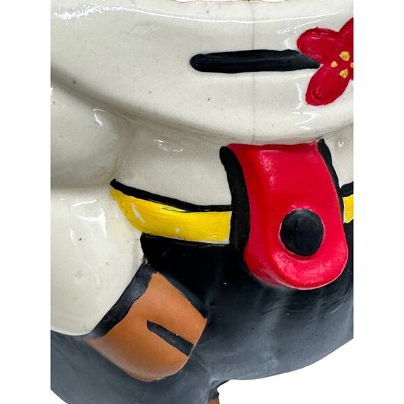 Vintage Apco LAMB SHEEP Cookie Jar Ceramic Pottery Restored Hand Painted - Picture 13 of 13